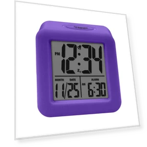 Soft-Cube Alarm Clock with LCD Display and Smart Lighting — Alarms & Clocks, Equity By La Crosse