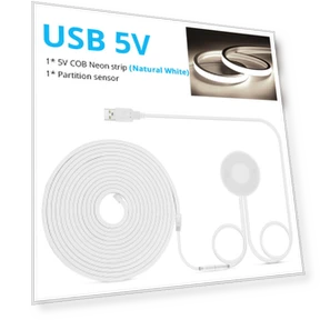 USB LED Under Cabinet Light — Under-Cabinet Mounts, MALITAI HOME LIGHT