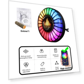 Car LED Sound Controller Air Freshener — Car Air Fresheners, World Auto Parts