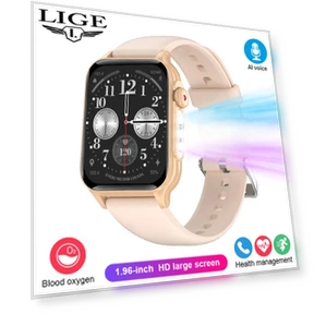 Colorful Breathing Light Smart Watch — Smartwatches, LIGE
