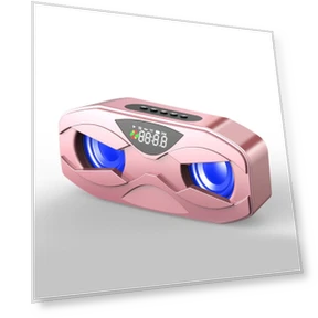 Cool Robot Design Bluetooth Speaker with LED Rhythm Flash — Portable Audio, AKA002