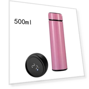 Creative Smart LED Thermos — Travel Drinkware, Elegant Living House