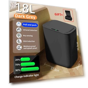 Intelligent Sensor Trash Can — Kitchen Cans, Refreshing Home