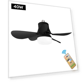 LED Ceiling Fan with Remote Control — Ceiling Fans, Household supplies MH