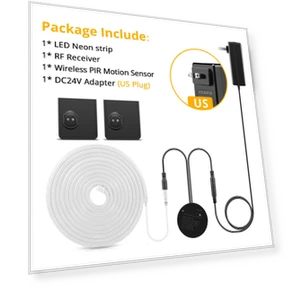 PIR Motion Sensor LED Light Strip — LED Strips, COOKING-MALL