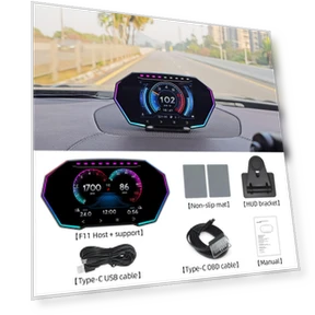 Projection Display with Touch LCD Screen — In-Dash, Cars Auto Home
