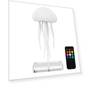 RGB Jellyfish Night Light with Touch Control and Remote — Night Lights, COOKING-MALL