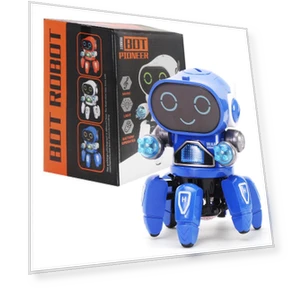 Six-Legged Intelligent Singing and Dancing Toy Robot for Kids — Interactive Figures & Robots, the BAY