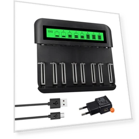 Smart Battery Charger with LCD Display — Chargers, PALO