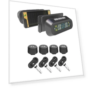 Smart Solar-Powered TPMS with Color Display — TPMS Sensor Replacements, A Auto Parts Mall