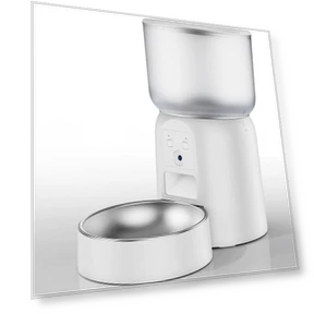 Stainless Steel Pet Feeder with Wifi Camera — Automatic Feeders, COOKING-MALL