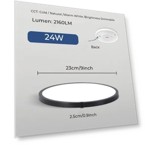 Ultra-Thin Smart LED Ceiling Light Panel — Overhead Lighting, Good Household Items