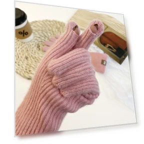 Winter Touchscreen Knit Gloves — Cold Weather Gloves, XBHBAG