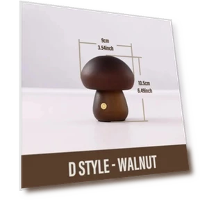 Wooden Mushroom LED Light — Night Lights, Good Household Items