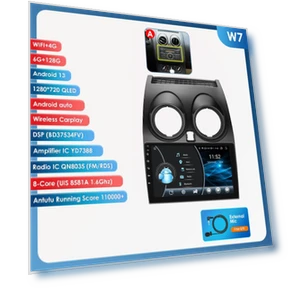 AI Voice Car Radio with Android Auto and CarPlay — Stereo Receivers, Hizpo