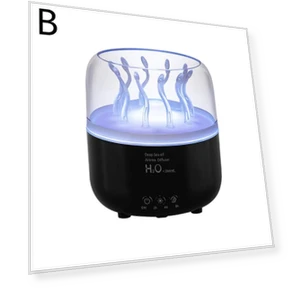 Aromatherapy Device 'Jellyfish', Air Humidifier with Colorful Atmosphere, Light, and Smart Timer Function — Air Moisturizers, Kithchen MR