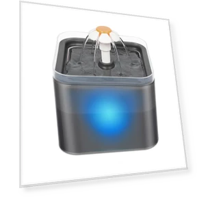 Automatic Pet Water Fountain with LED Light — Fountains, Arbutus