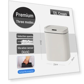 Automatic Touch Sensor Trash Bin — Kitchen Cans, StrideBox