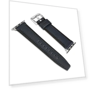 Blue Leather and Fabric Watch Strap — Smartwatch Straps, Timberland