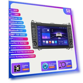 Car Multimedia Player with CarPlay and Android Auto — Car Accessories & Gadgets, Hizpo