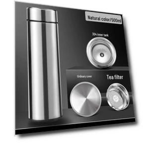 Digital Temperature Display Smart Thermos Cup — Travel Drinkware, Tay Fearless