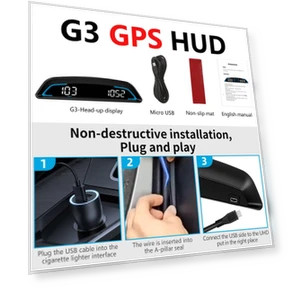 Head Up Display OBD2 GPS Smart Car HUD — Navigation & GPS Accessories, Auto Accessories Home