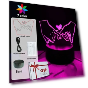 Heart Night Light LED Mood Lamp — Night Lights, Your Department Home