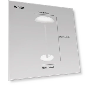 LED Touch Desk Lamp with USB Charging — Desk & Table Lighting, Chic Home