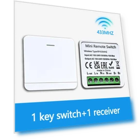 Mini Smart Switch LED Light Switch — Ceiling Fan Wall Controls, Cozy Cottage-Relax