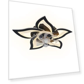 Modern Ceiling LED Light Fan — Overhead Lighting, Seahorse Home