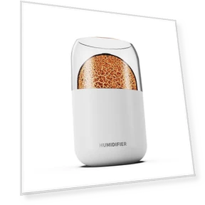 Silent USB Air Humidifier with Two Nozzles — Air Moisturizers, Small Appliances