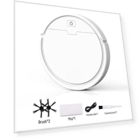 Smart 4-in-1 Robot Vacuum — Smart Cleaning Robots, Peach Bloom