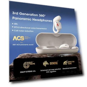 Smart Headset with Noise Cancellation — In-Ear Headphones, NIYE