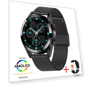 Smartwatch with AMOLED Display, Bluetooth Calling, 4G LTE, Music Playback, and TWS Earbuds Support — Smartwatches, Tiktop2