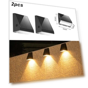 Solar LED Wall Lights with Radar Sensor — Outdoor Wall Lighting, Auto Parts Speciality