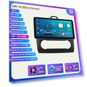 9-Inch 2Din Carplay 4G-LTE Wi-Fi Car Multimedia Player — Stereo Receivers, Hizpo