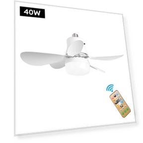 Ceiling Fan with Remote Control and LED Light — Ceiling Fans, Refreshing Home