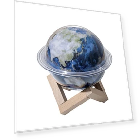 Colorful LED Moon Lamp with Humidifier — Air Moisturizers