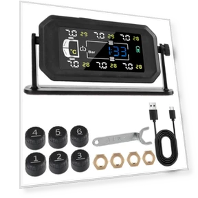 Intelligent Temperature Warning Fuel Save Tire Pressure Monitor — Aftermarket TPMS Solutions, AINYSZIN
