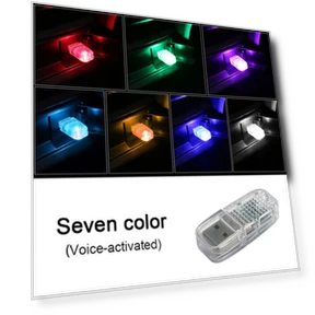 LED Car Interior Lighting — Light Kit, GreensINdoor