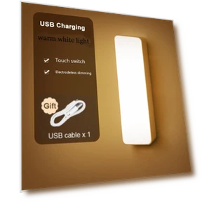 LED Touch Night Light with USB Charging and Wireless Dimming Remote Control — Night Lights, Binchi Lighting Appliances