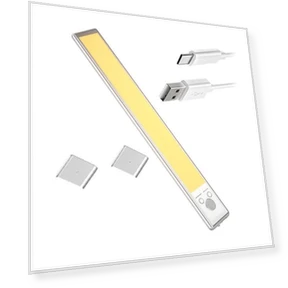 Motion Sensor Light Rechargeable Magnetic Night Light Adjustable Brightness Color Wireless LED Lighting — Smart Motion Sensors, Nexusa