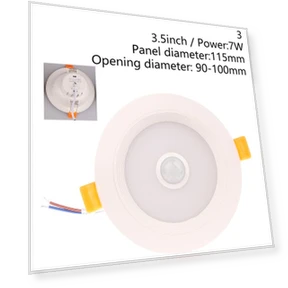 Recessed Stair Lighting Downlight with Motion Sensor — Recessed Lighting, Worypoer