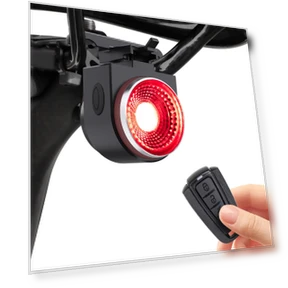 Smart Bicycle Alarm with Light and Vibration Brake — Security & Protection, Sunly