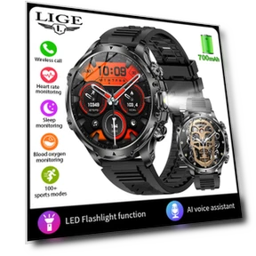Smart Watch with Bluetooth Calls and Health Monitoring — Smartwatches, LIGE