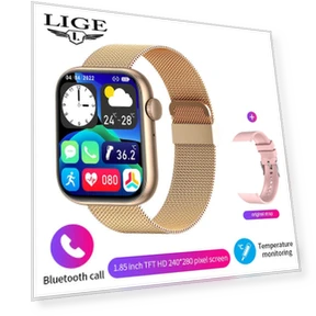 Smart Watch with Body Temperature Monitoring — Smartwatches, LIGE
