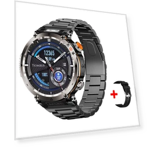 Smart Watch with Over 100 Sports Modes, Call Function, Fitness Tracker, Pedometer, Customizable Dials, Weather Display — Smartwatches, QTLLBT