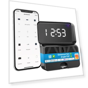 Smart WiFi IR Remote Controller with Time Display — Remote Controls, SMATRUL