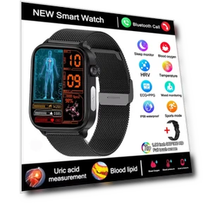 Smartwatch with Health Monitoring and Bluetooth Calling — Smartwatches, Lucky Start