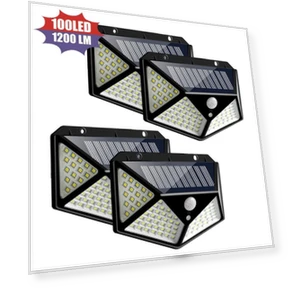 Solar Light Security Outdoor Wall Lamp with Motion Sensor — Outdoor, Knife Home